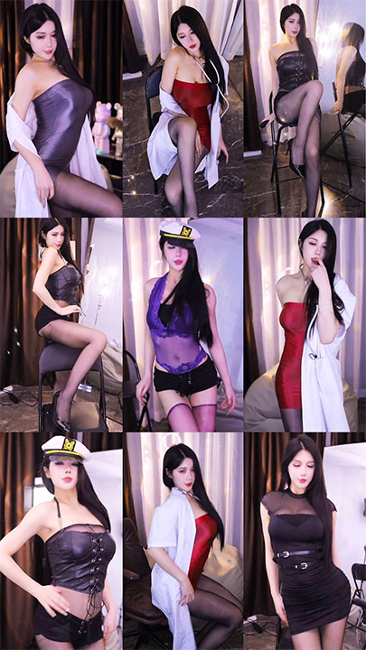 抖音|Yoyo哟 直播房VIP性感黑丝热舞 8V/0.9G